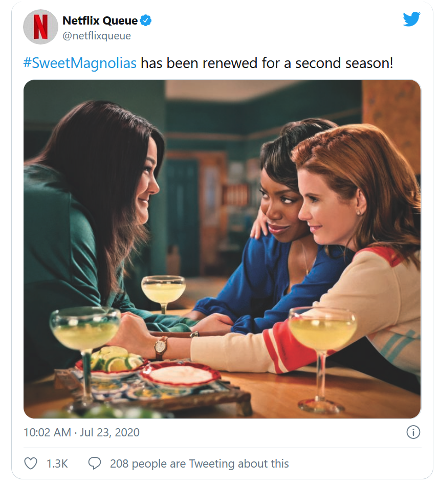 sweet magnolias netflix release date